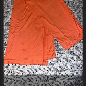 Vibrant Orange maxi skirt
